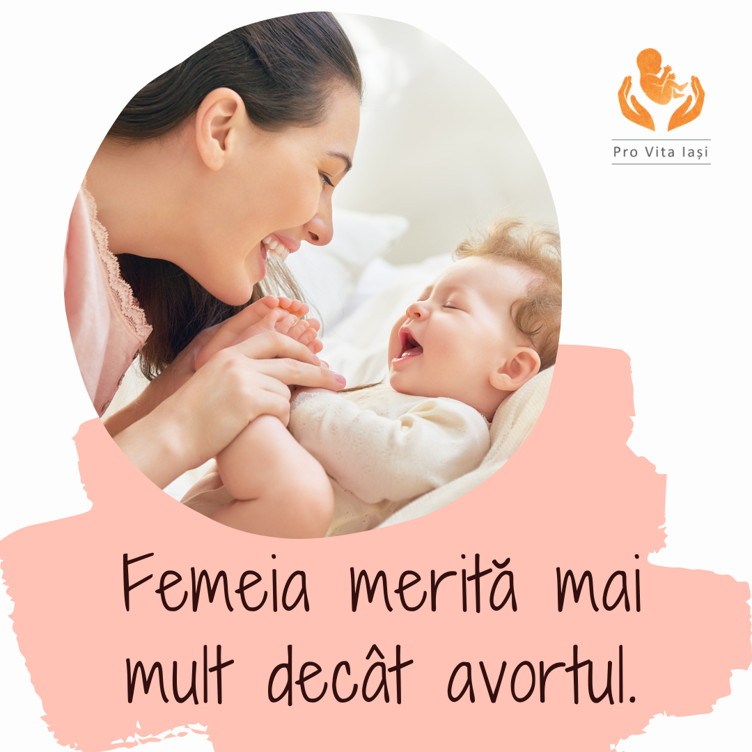 Zâmbește! Mama ta a ales viața!