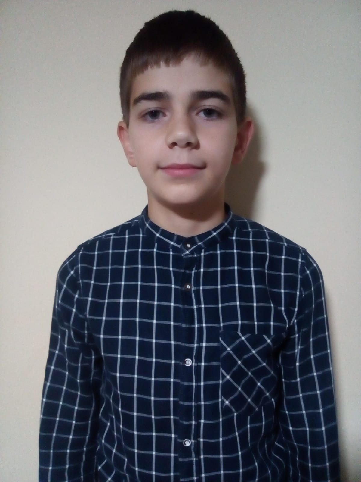 Matei, elev în clasa a VII-a
