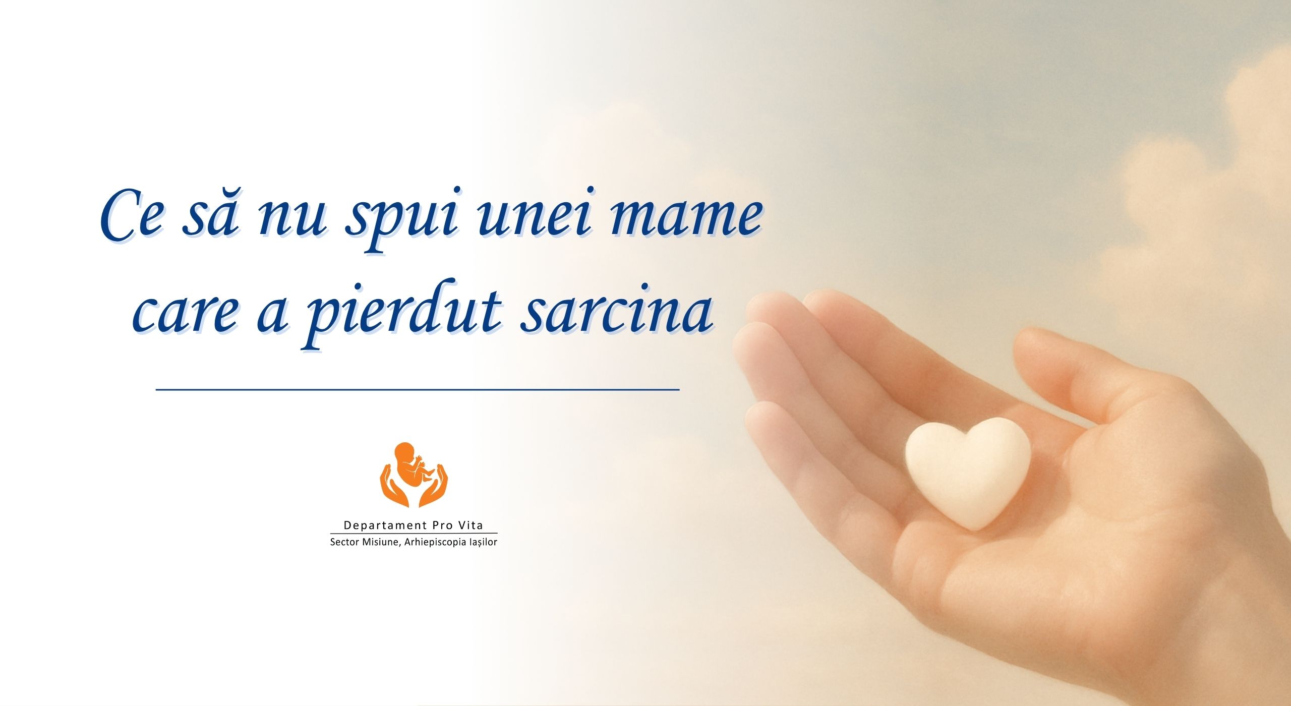 Ce să nu zici unei mame care a pierdut sarcina
