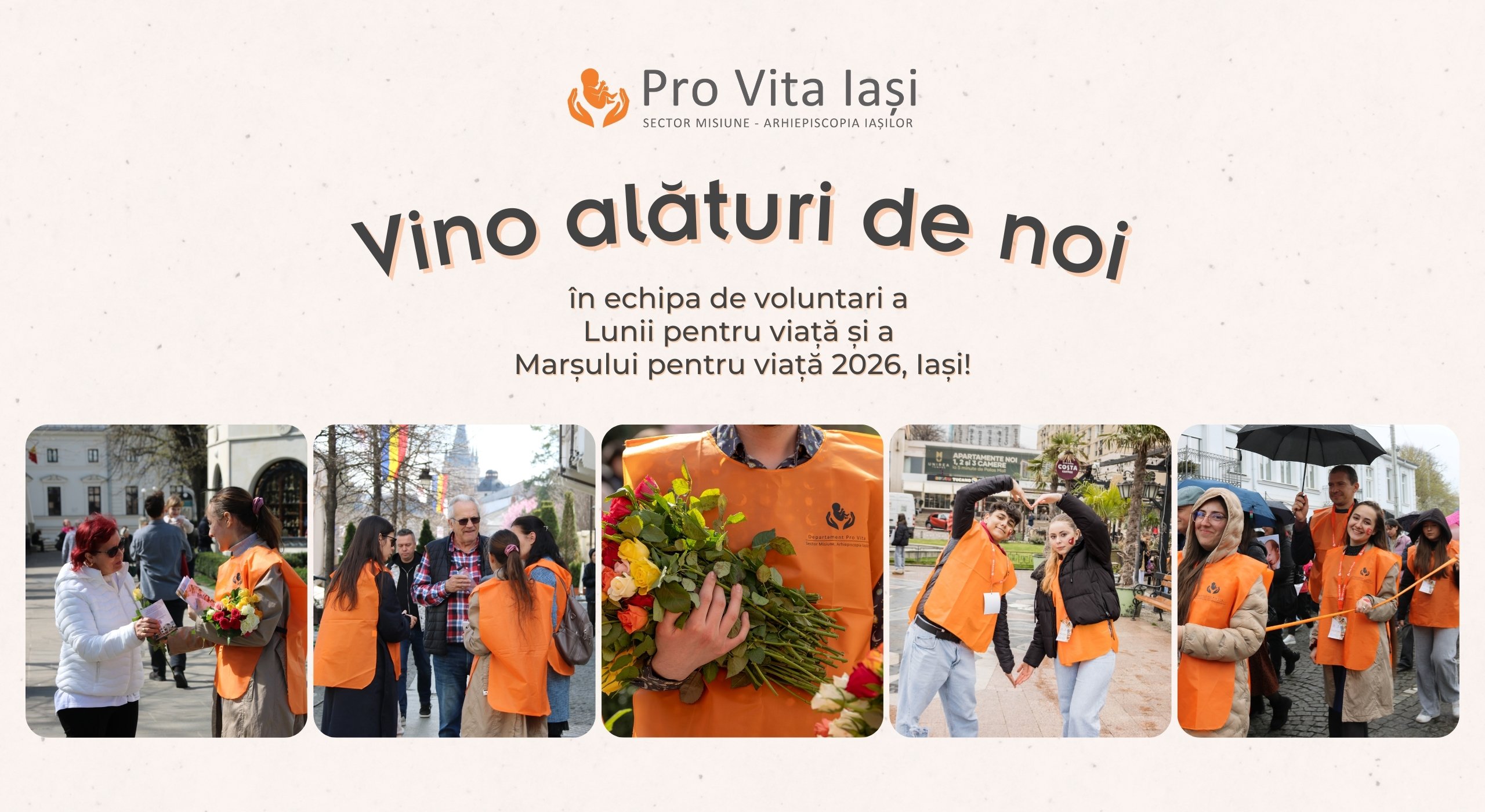 Au început înscrierile voluntarilor pentru Luna pentru viață și Marșul pentru viață 2026