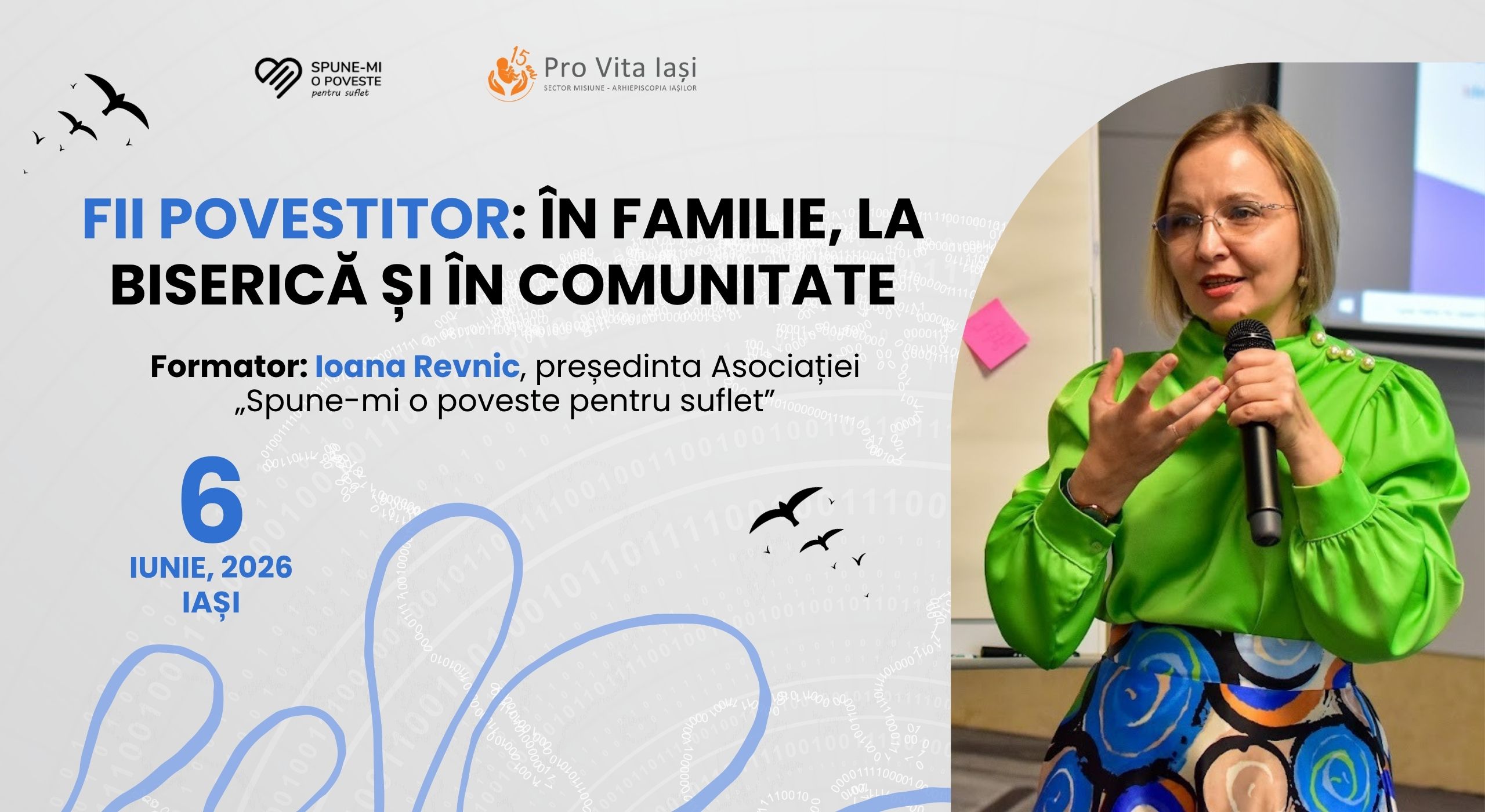 Fii povestitor: în familie, la biserică și în comunitate