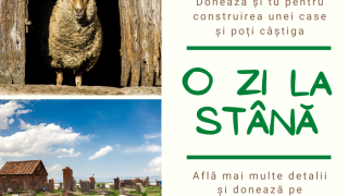 Donezi și poți câștiga „O zi la stână”!