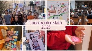 Luna pentru viata 2025 comunicat de presa Pro Vita Iasi