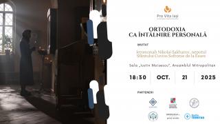 Ierom. Nikolai Sakharov, nepotul Sfântului Sofronie de la Essex, vine la Iași între 21–24 octombrie