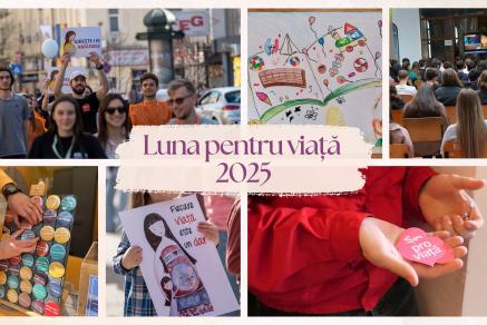Luna pentru viata 2025 comunicat de presa Pro Vita Iasi