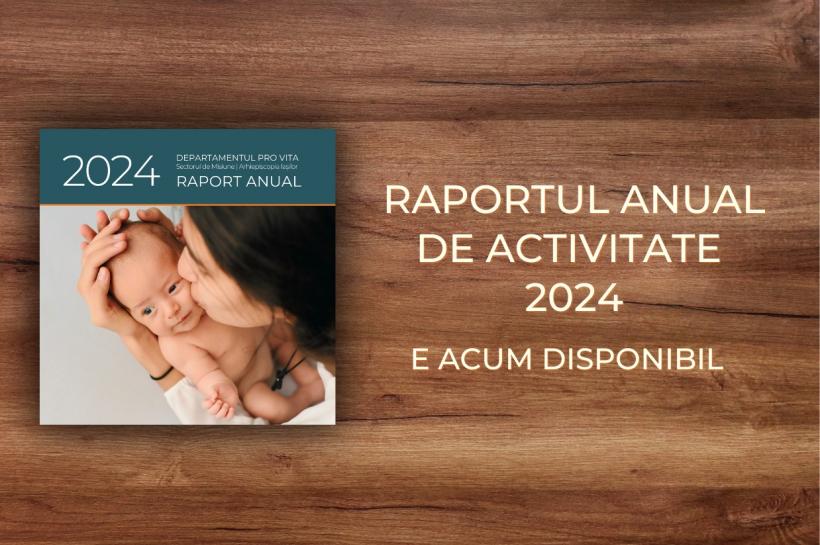  Raport de activitate Pro Vita Iași, anul 2024