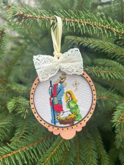 ornament brodat-Nașterea Domnului