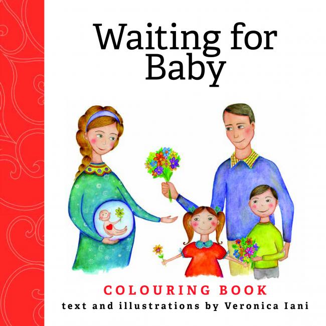 Waiting for Baby. Colouring book