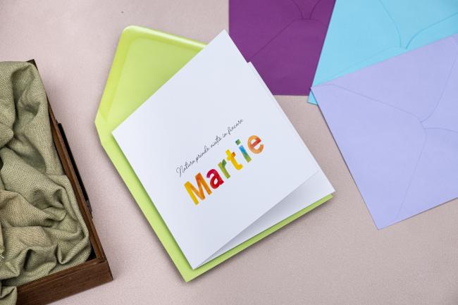 Felicitare cu plic - Martie (M4)