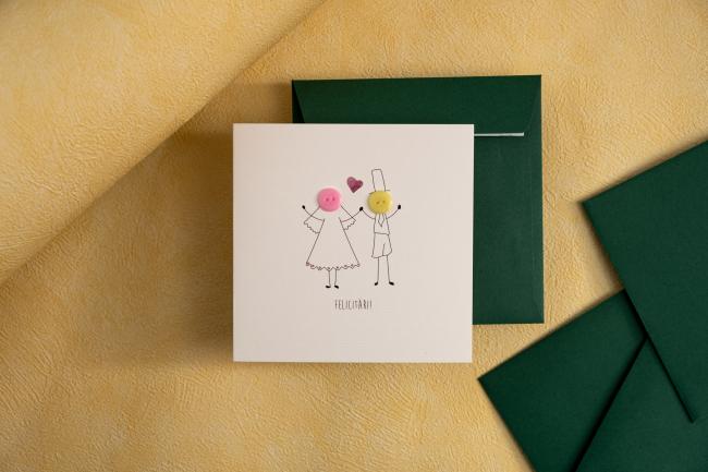 Felicitare cu plic - Nuntă