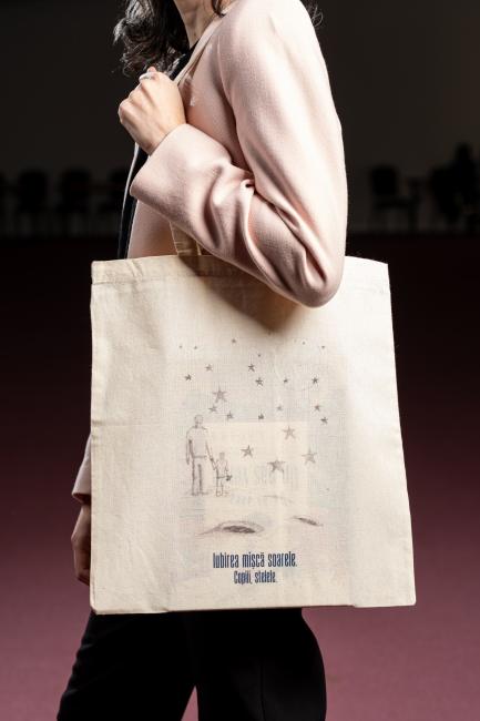 Sacoșă din bumbac imprimată