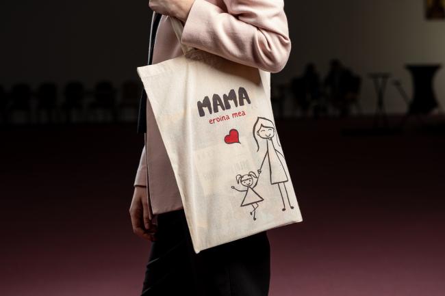 Sacoșă de bumbac imprimată